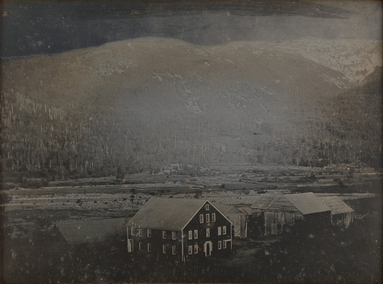 Uitzicht in New Hampshire, 1840-41 door Samuel Bemis