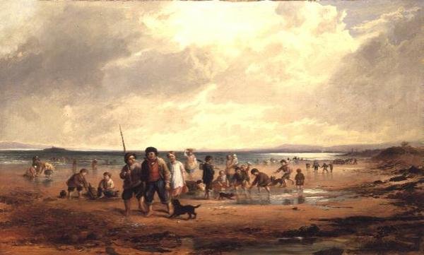 Kinderen Spelen op een Strand door Samuel Bough