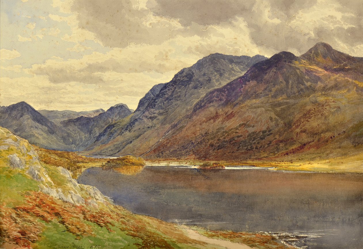 Crummock Water, Cumberland door Samuel Bough