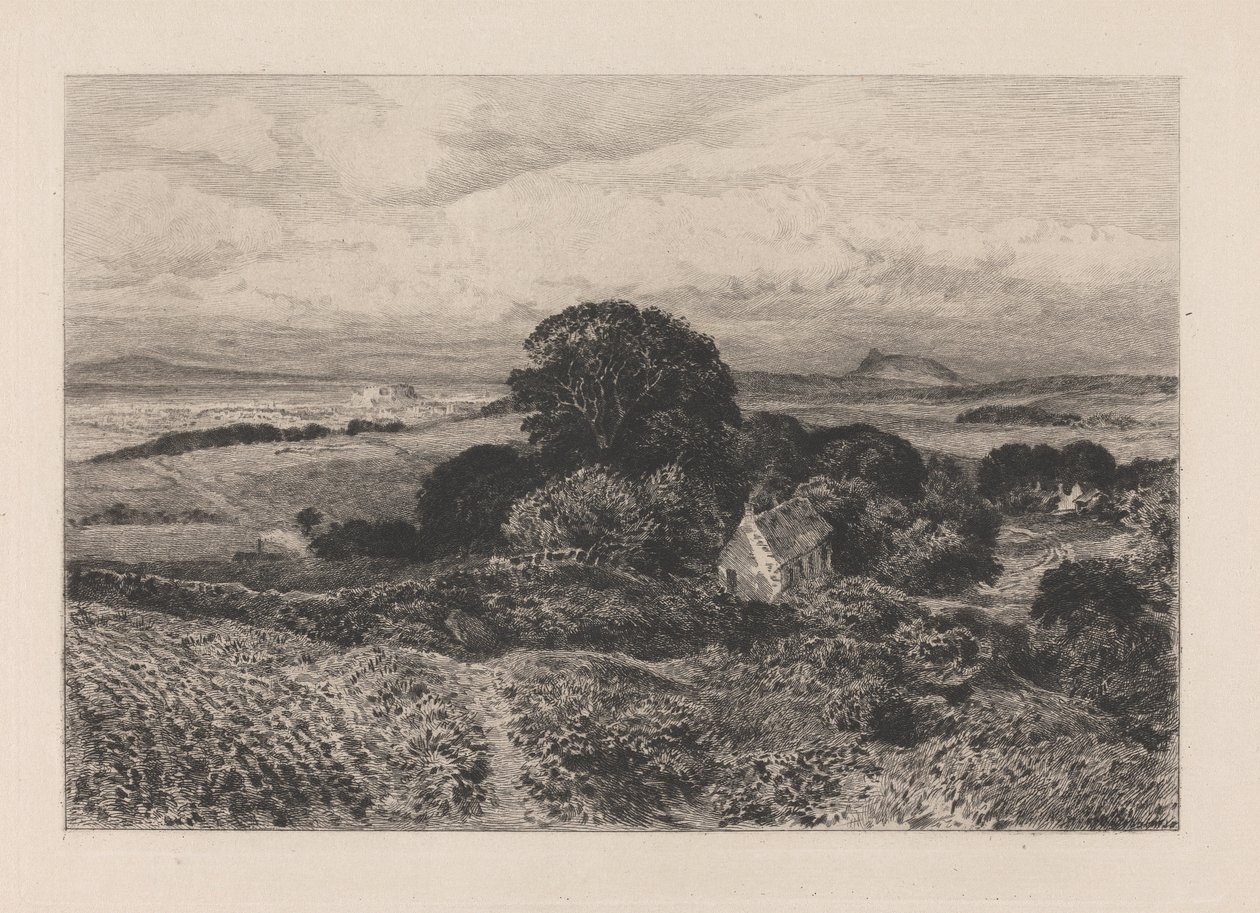 Verre Uitzicht op Edinburgh door Samuel Bough