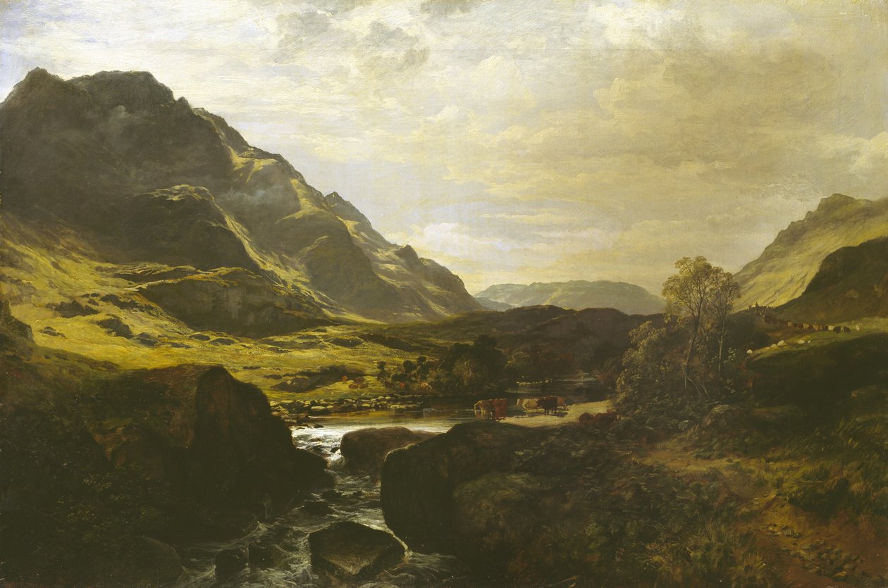 In Glen Massan door Samuel Bough