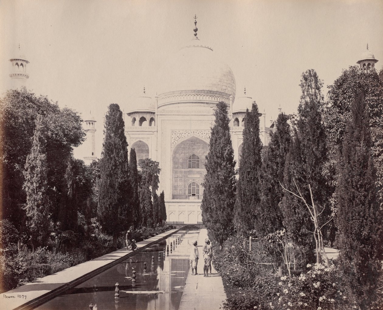 Simla en de Taj Mahal door Samuel Bourne