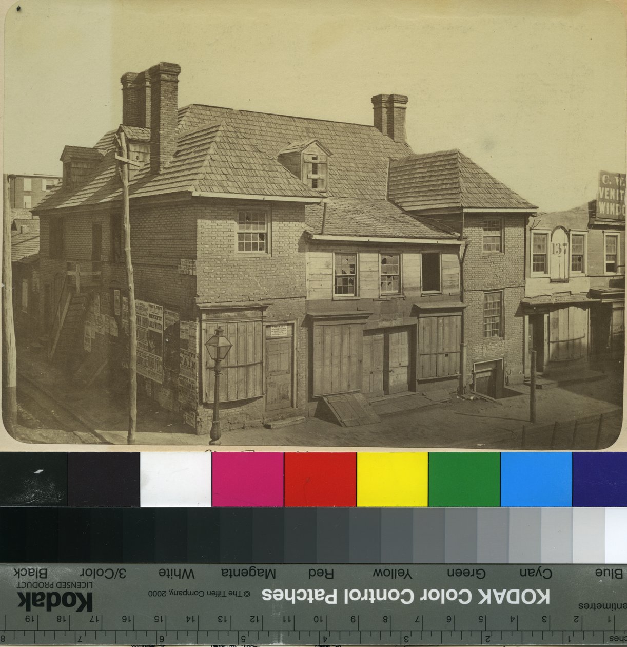 Leien Dak Huis, ca. 1868 door Samuel Castner