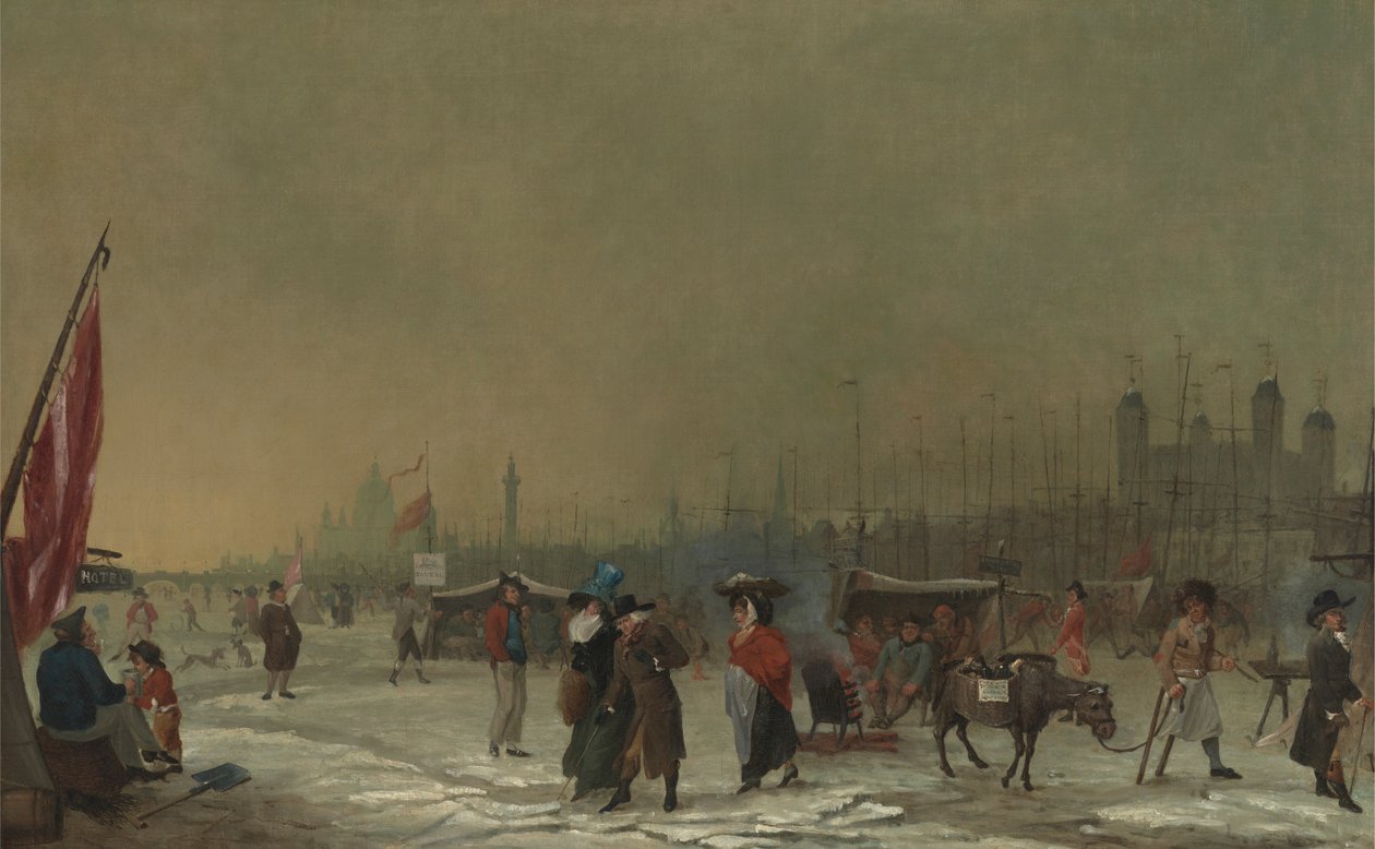 Vorst op de Theems door Samuel Collings
