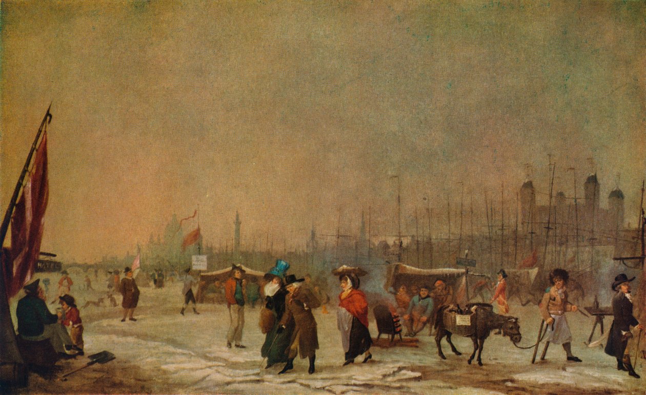 Vorst op de Theems, 1788-1789, 1930 door Samuel Collings