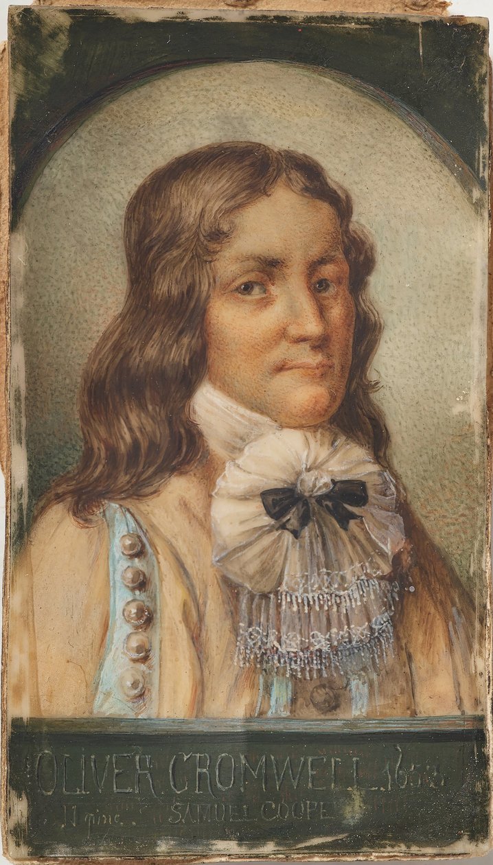 Portret van Oliver Cromwell, 1653 door Samuel Cooper