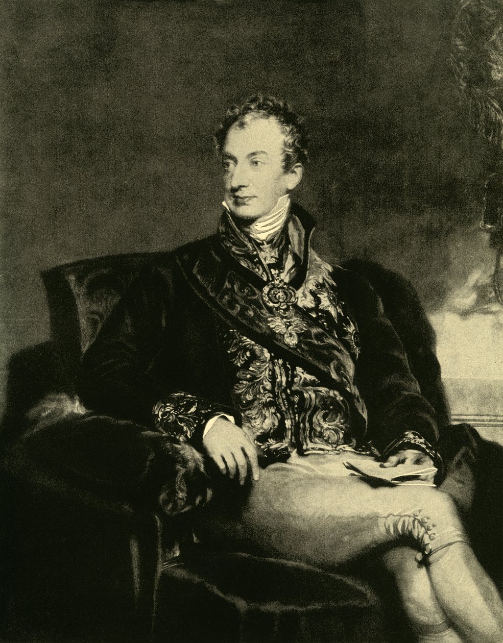 Prins Klemens Wenzel von Metternich door Samuel Cousins