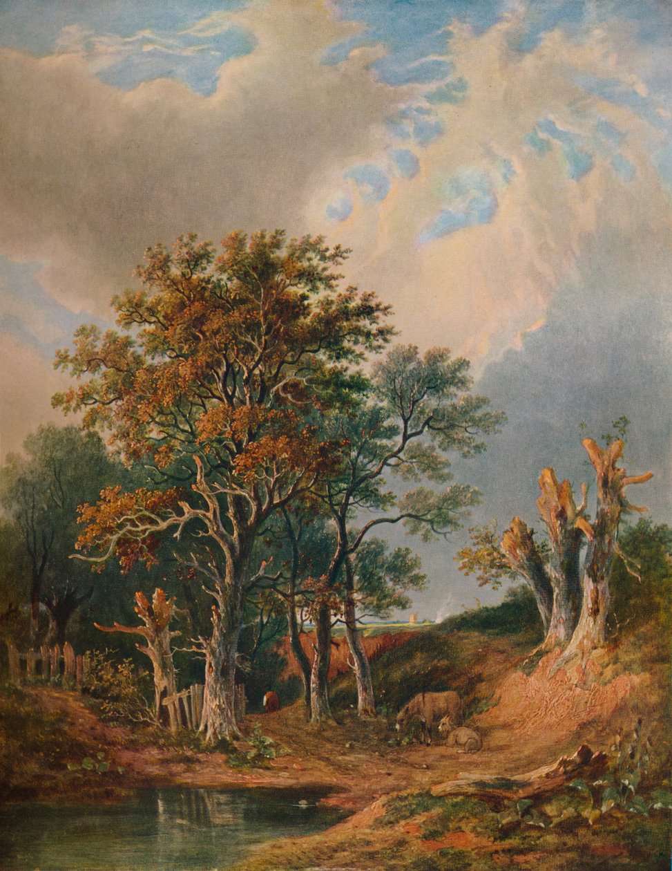 Landschap, 1847 door Samuel David Colkett
