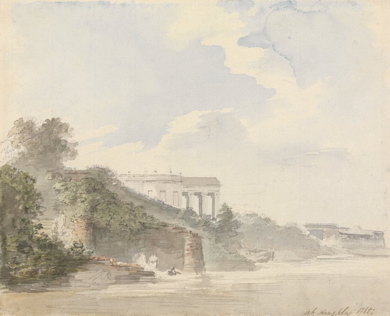 Bij Haughley door Samuel Davis