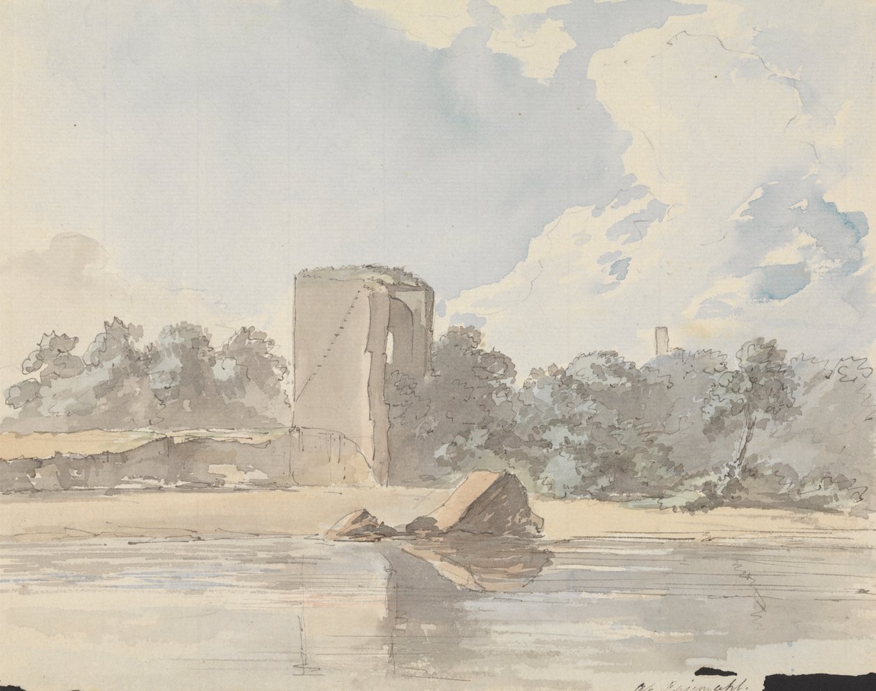 Bij Rajemahal [Rajmahal] door Samuel Davis