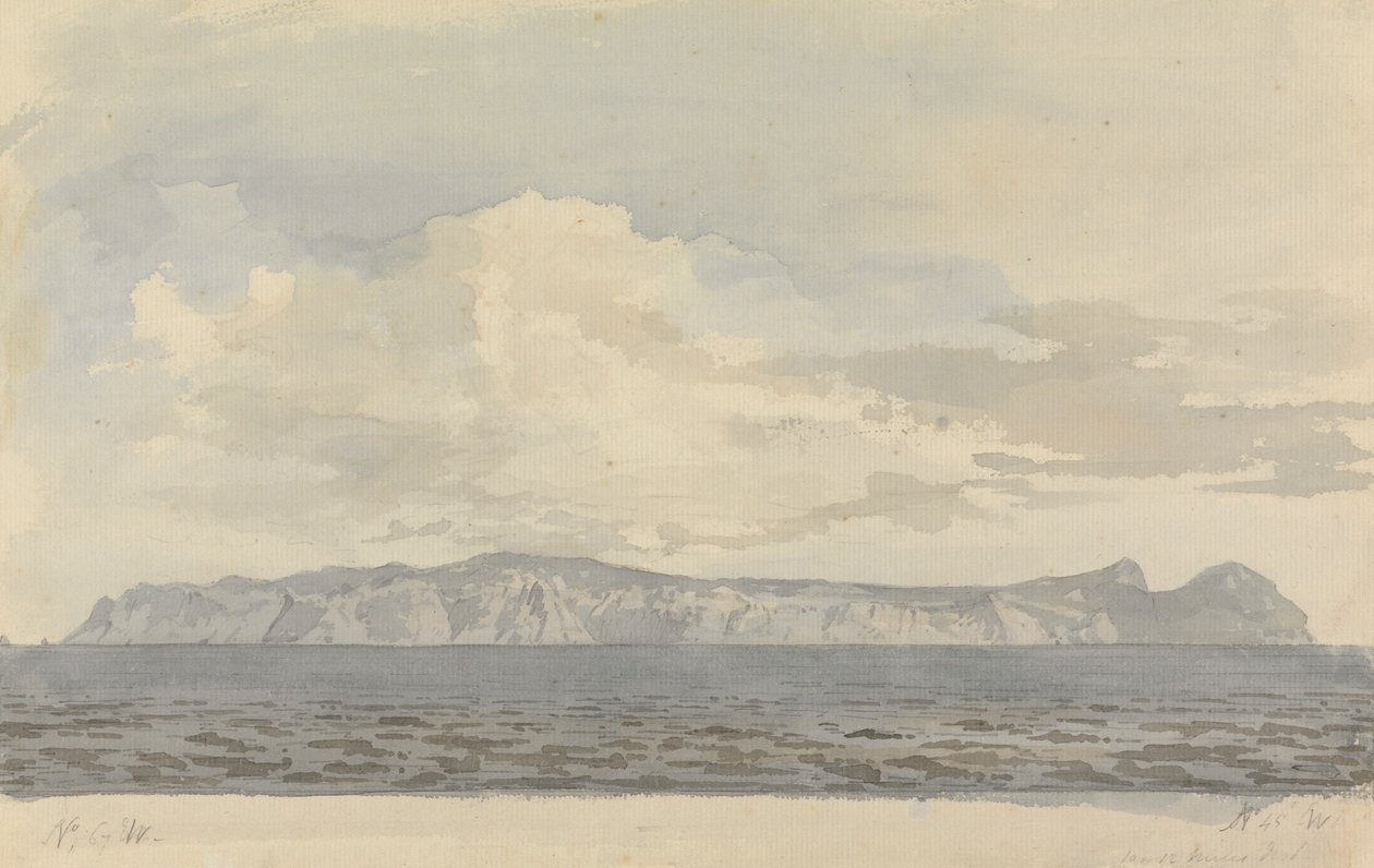 Verre uitzicht op een eiland door Samuel Davis