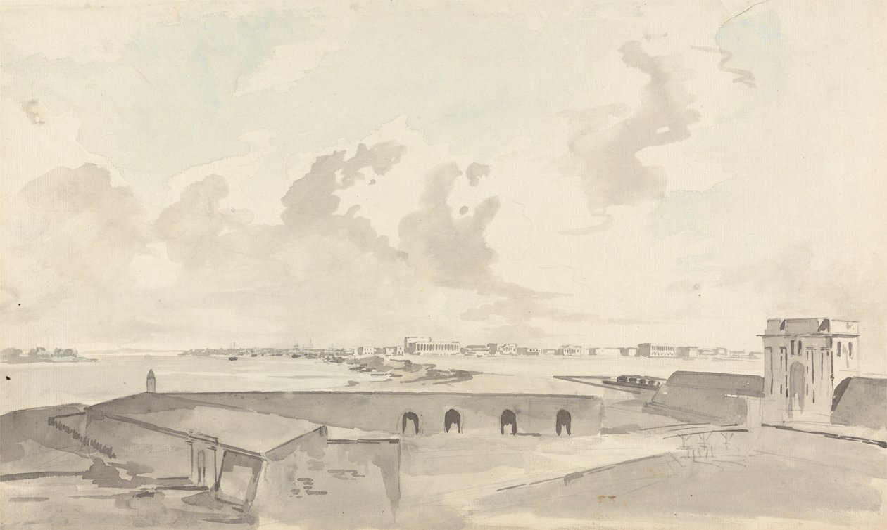 Fort William, Calcutta door Samuel Davis