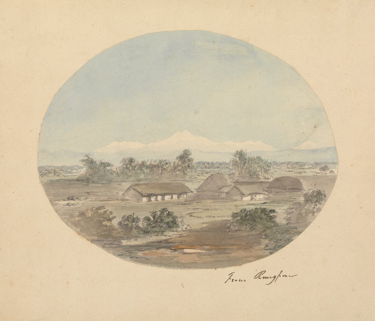 Van Rungpore [Rangpur] door Samuel Davis
