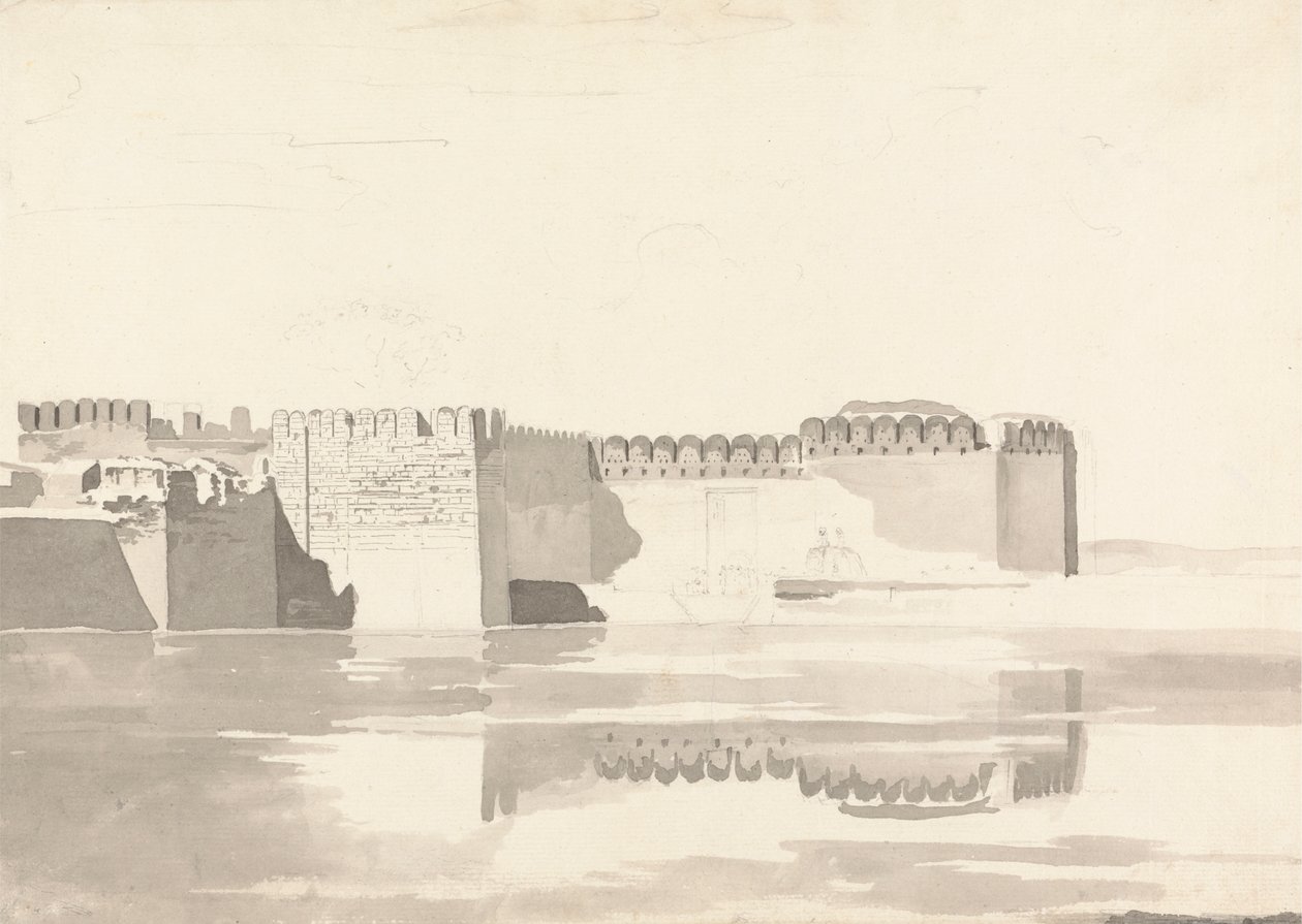 De noordpoort bij Tansin door Samuel Davis