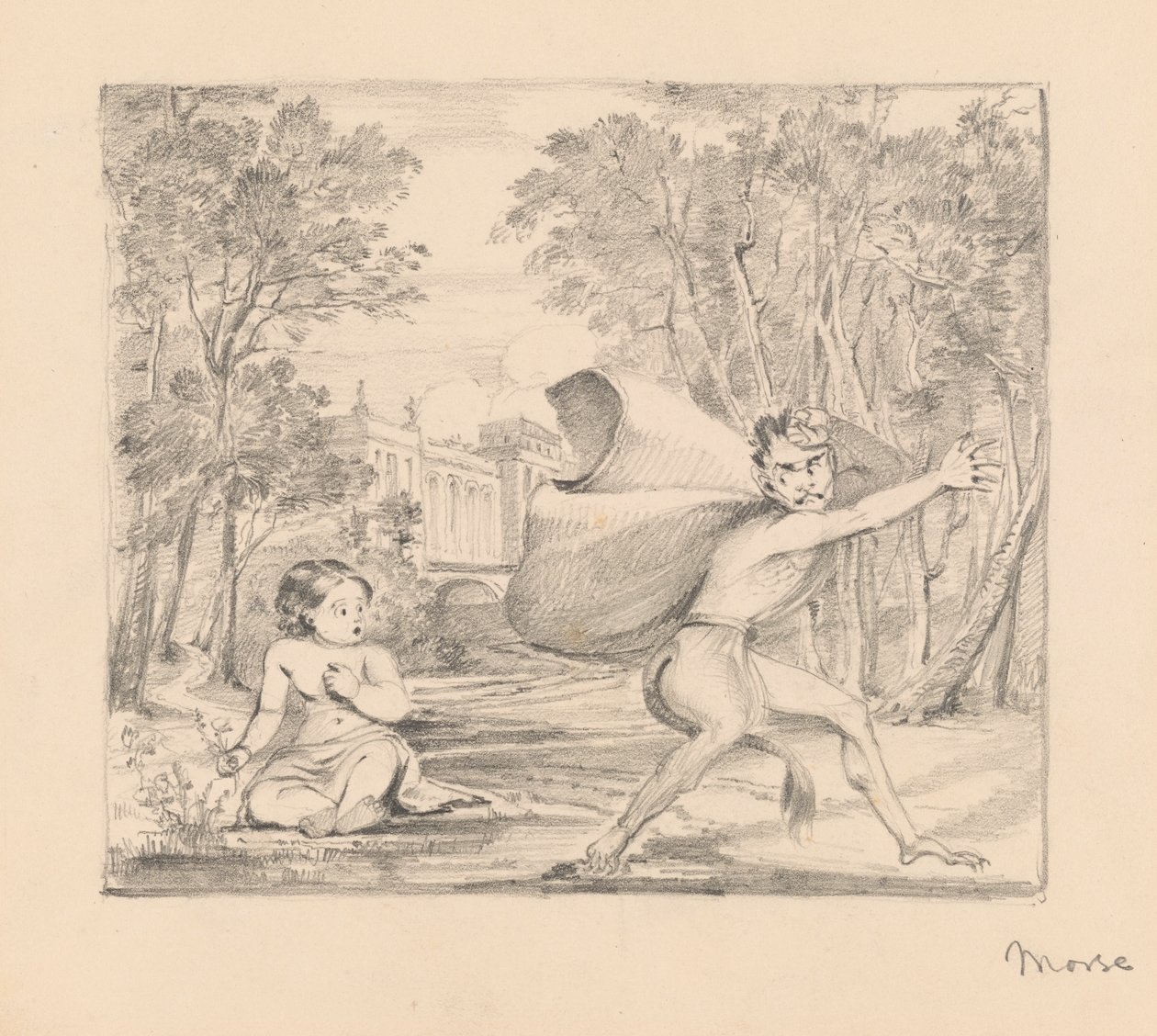 Scène uit Scott door Samuel Finley Breese Morse
