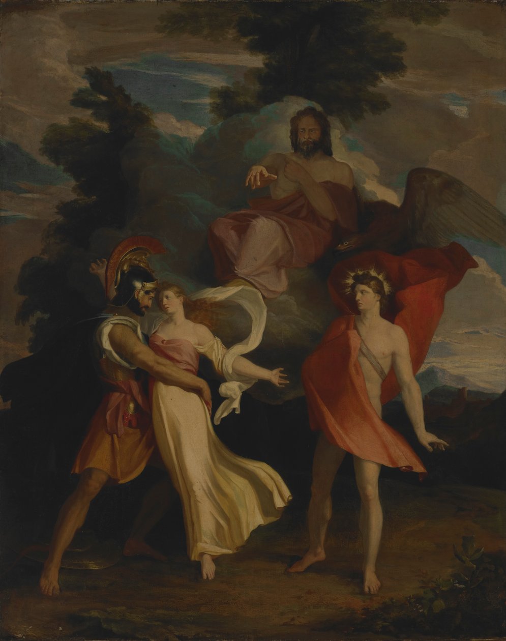 Het oordeel van Jupiter door Samuel Finley Breese Morse