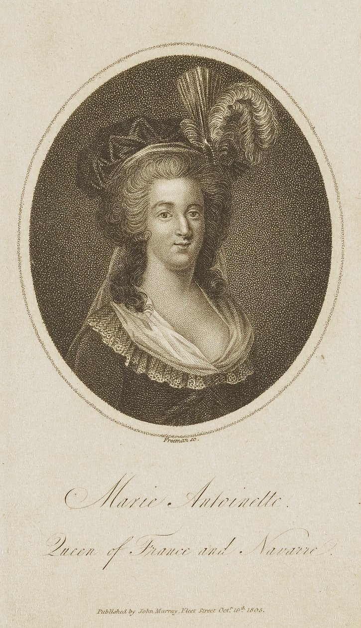 Marie Antoinette, koningin van Frankrijk en Navarra door Samuel Freeman