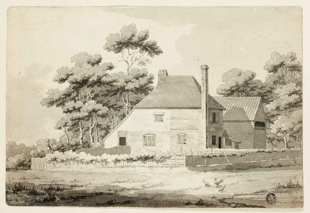 Engelse boerderij door Samuel Hieronymus Grimm