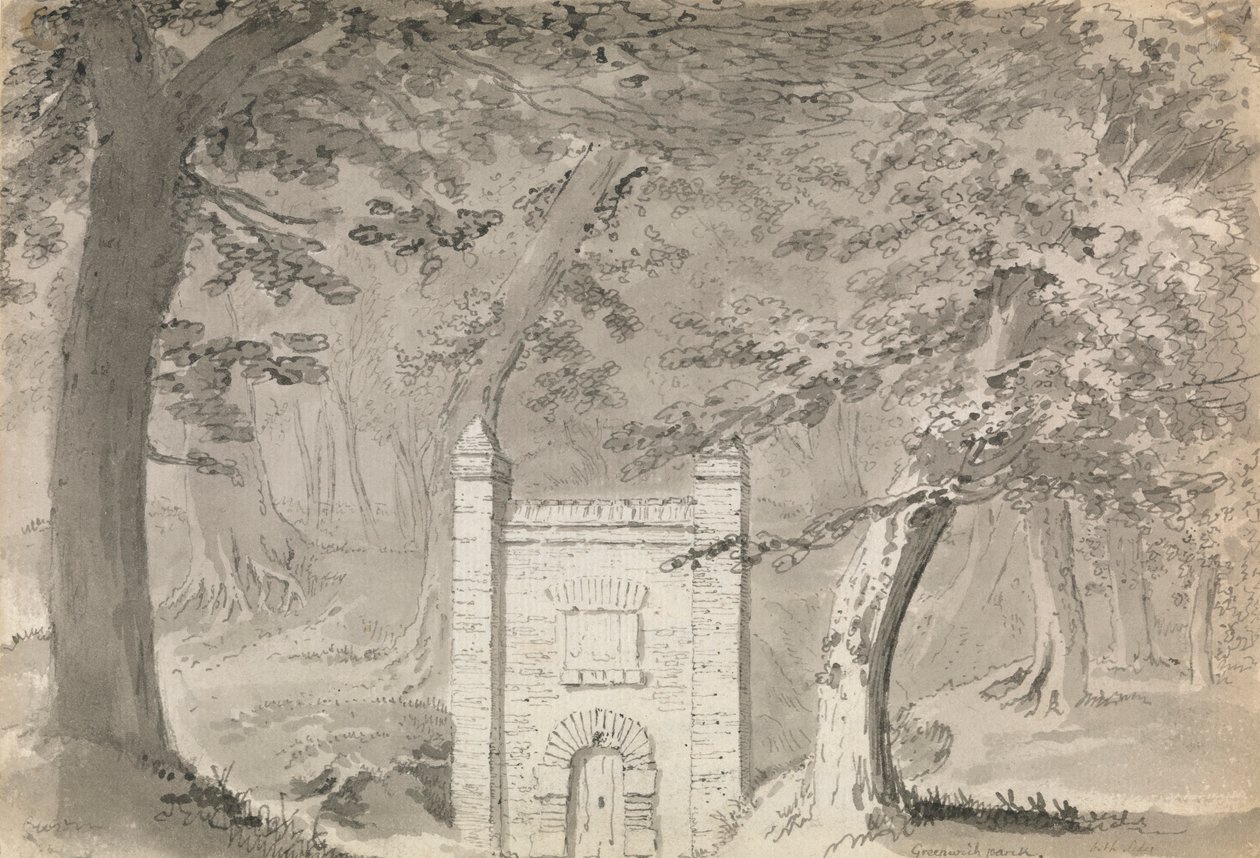 Greenwich Park door Samuel Hieronymus Grimm