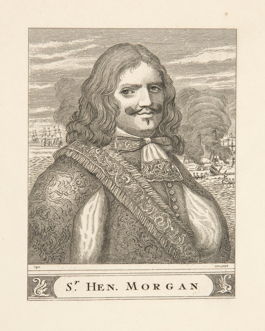 Sir Henry Morgan, uitgegeven 1911 door Samuel Hollyer