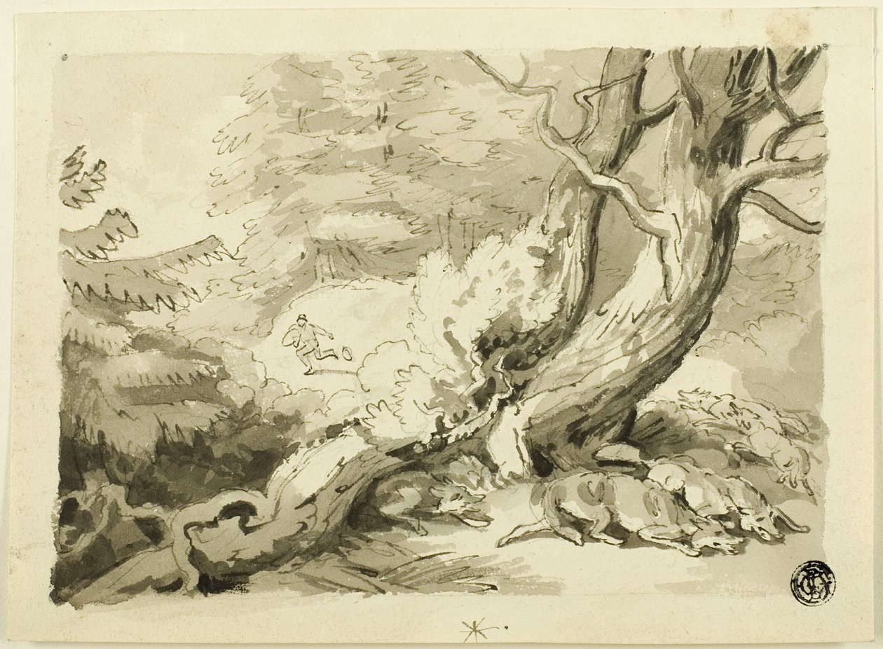 Vossenjacht door Samuel Howett