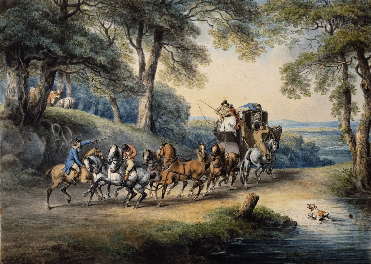 De Overval, 1794 door Samuel Howitt