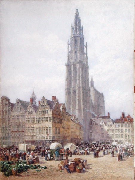 Grote Markt, Antwerpen door Samuel John Hodson
