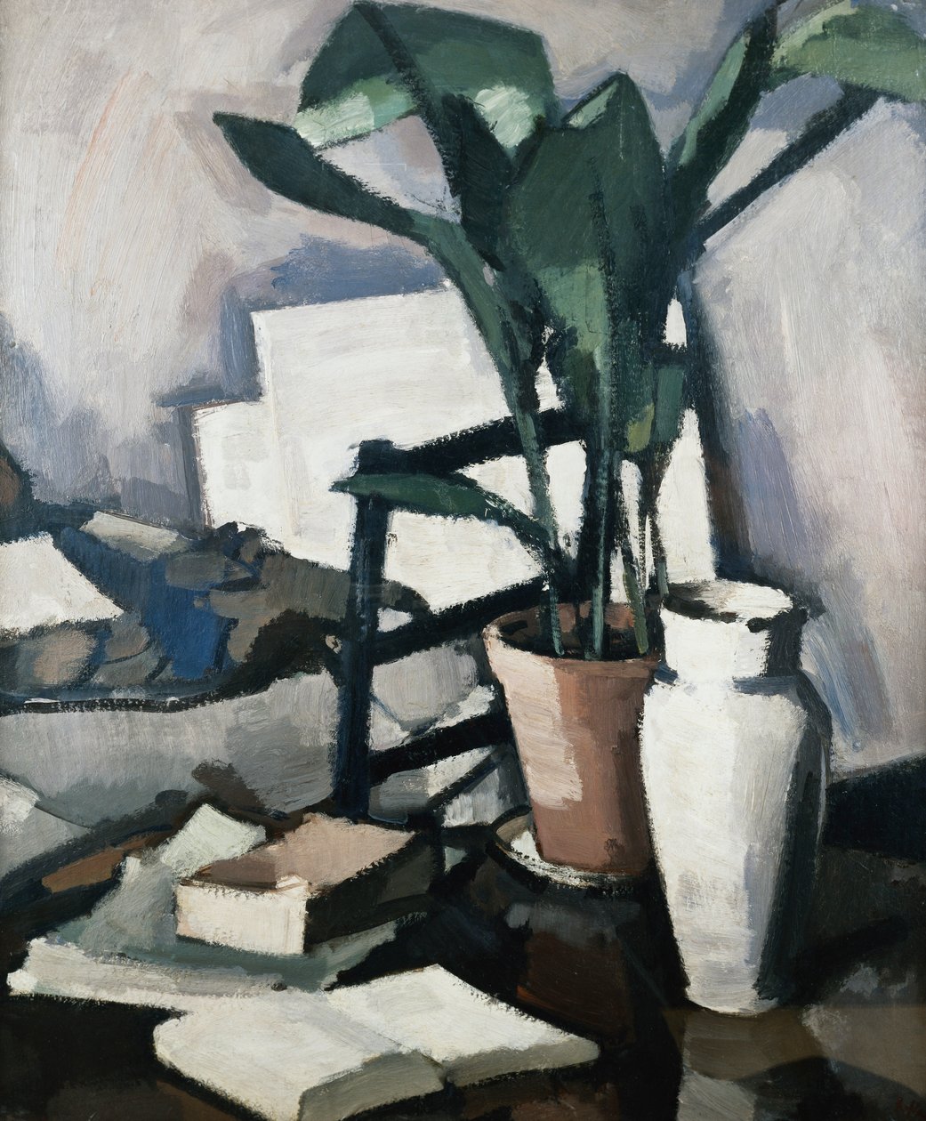 Aspidistra, ca. 1924 door Samuel John Peploe