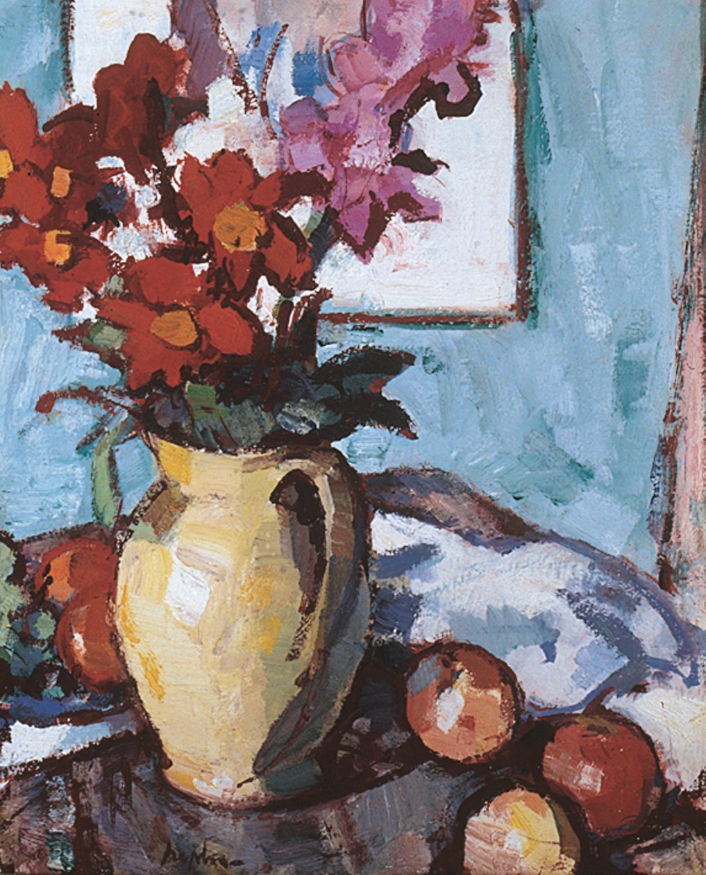 Dahlias en Gladiolen door Samuel John Peploe