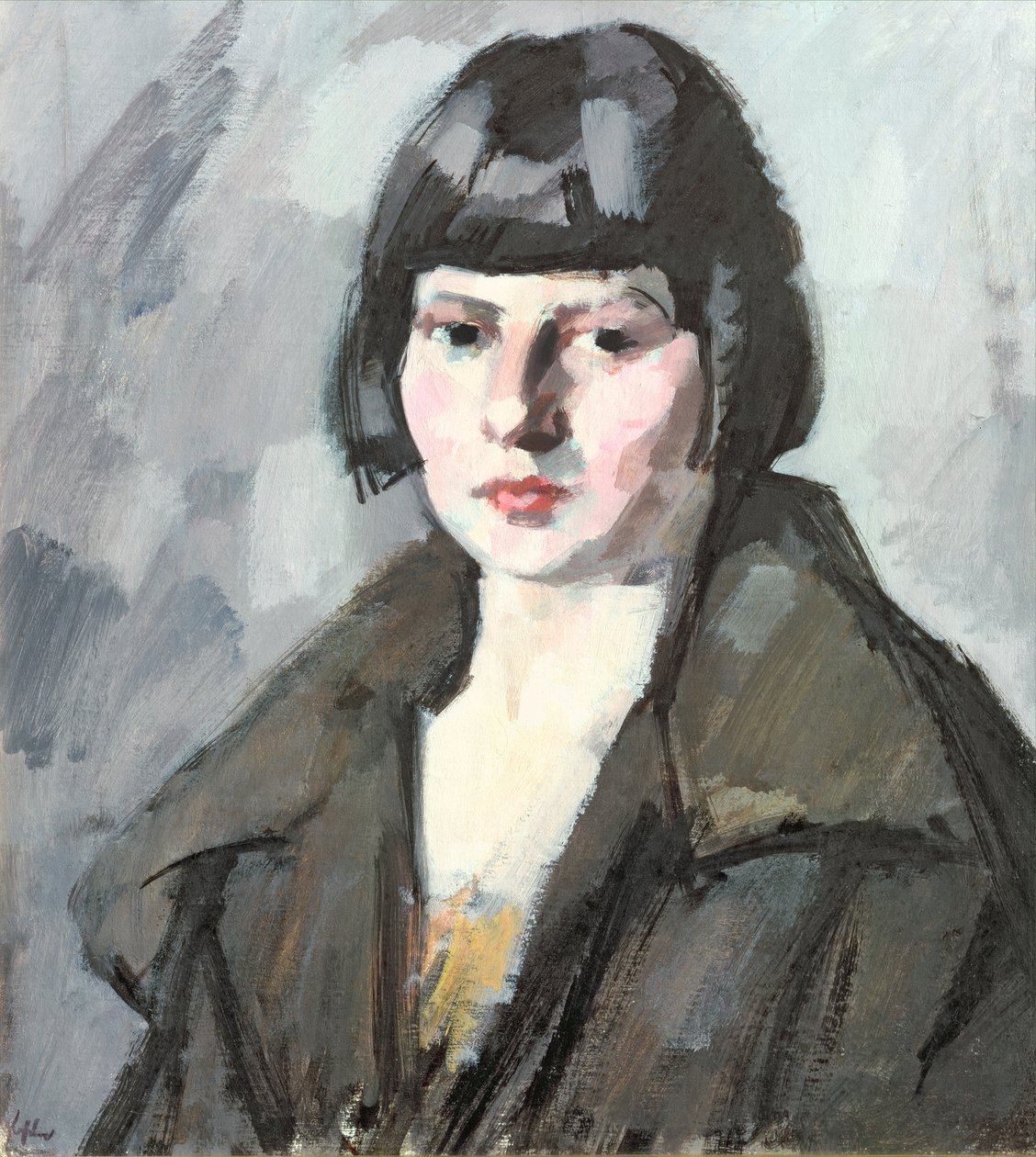 Hoofd van een jong meisje, c.1920 door Samuel John Peploe