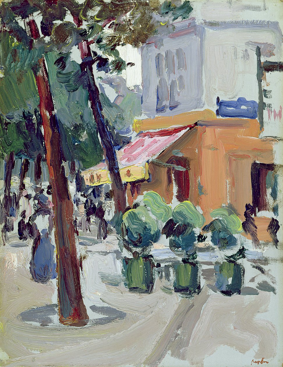 Luxemburgse Tuinen, Parijs door Samuel John Peploe
