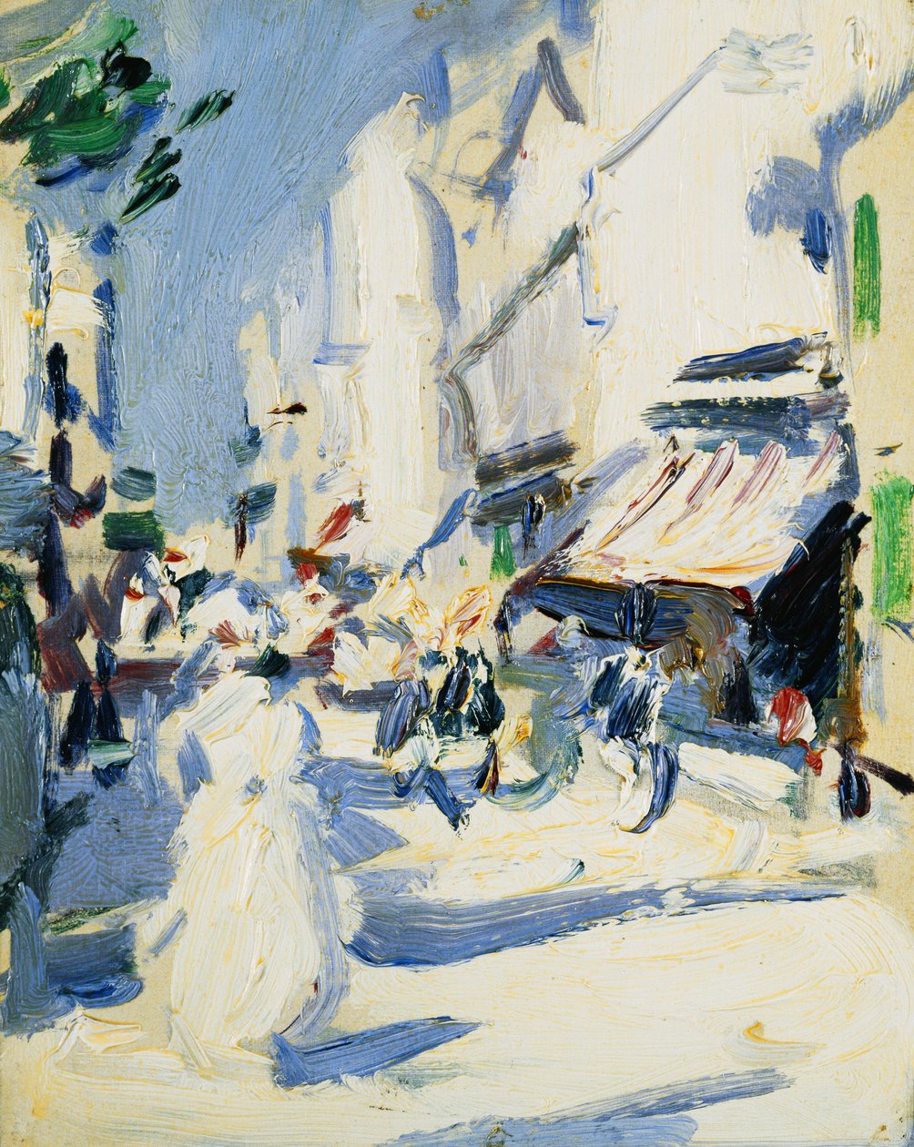 Straat in Parijs, ca. 1907 door Samuel John Peploe