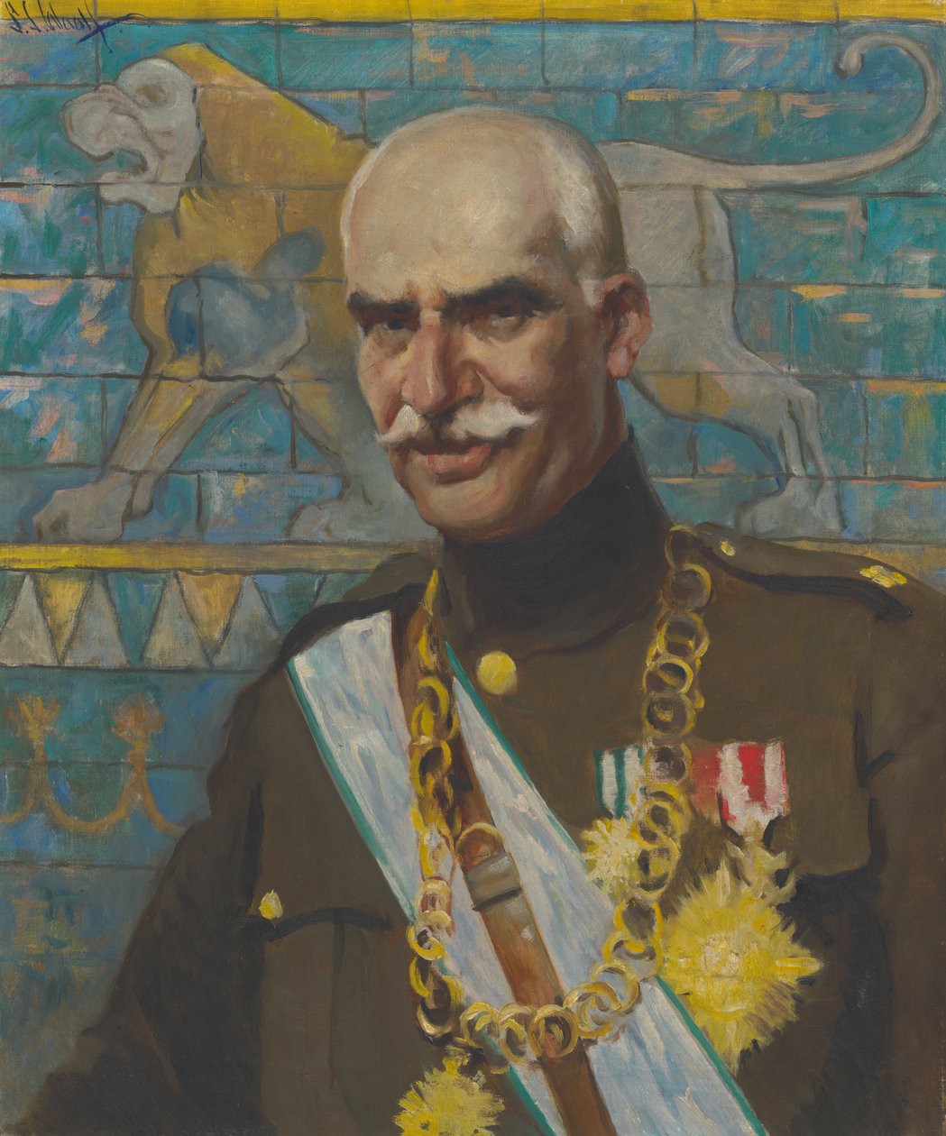 Reza Shah Pahlavi, 1938 door Samuel Johnson Woolf
