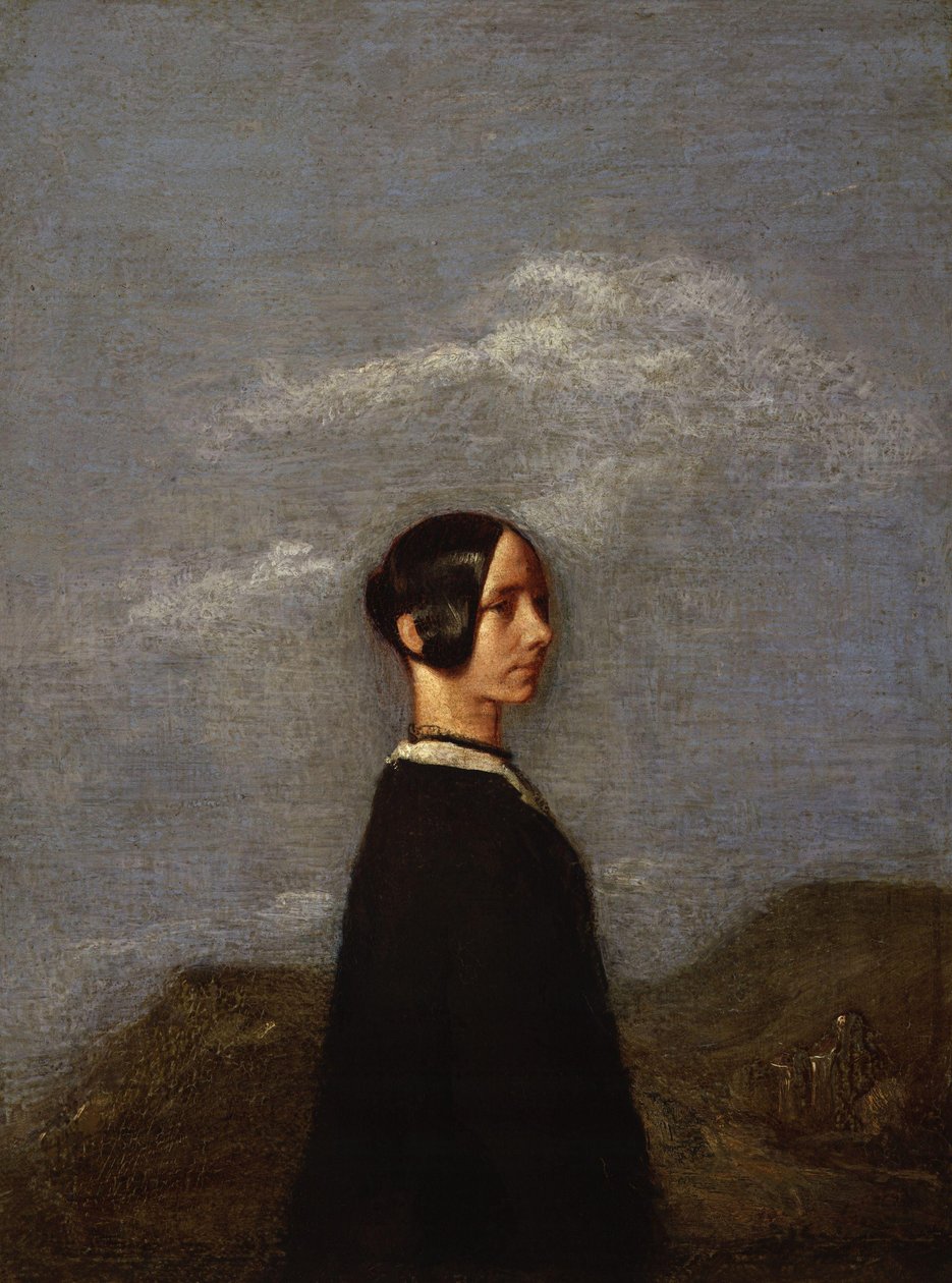 Jane Baillie Carlyle (née Welsh) door Samuel Laurence
