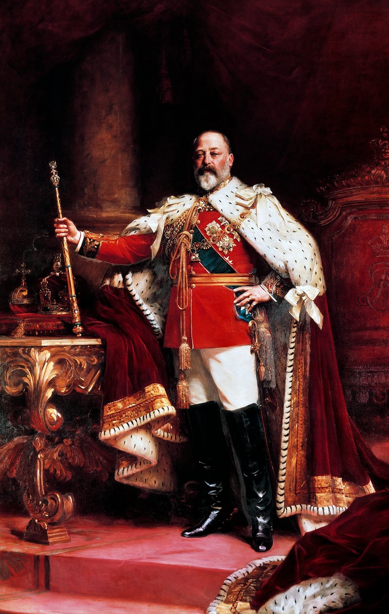 Portret van Edward VII door Samuel Luke Fildes