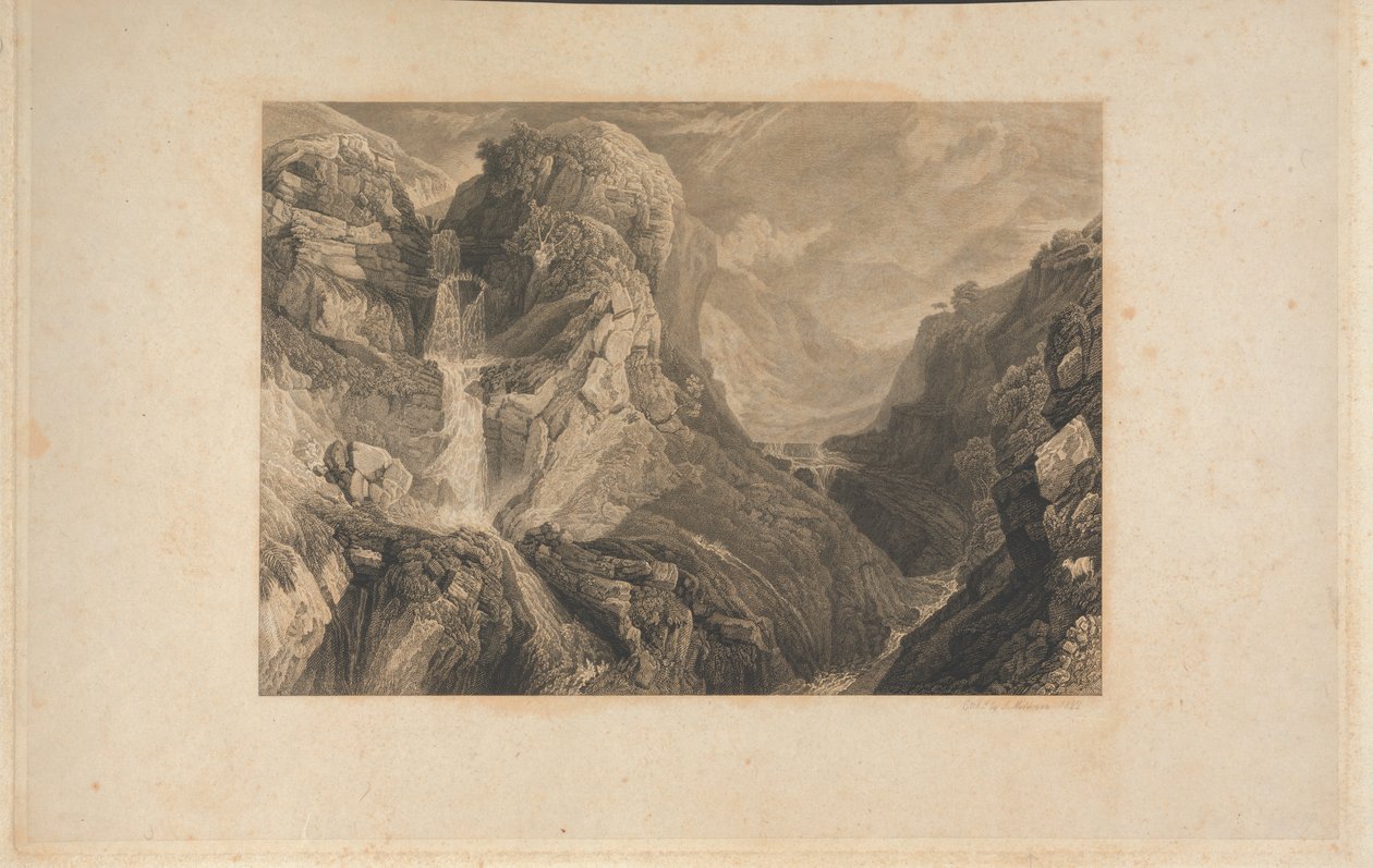 Moss Dale Waterval door Samuel Middiman