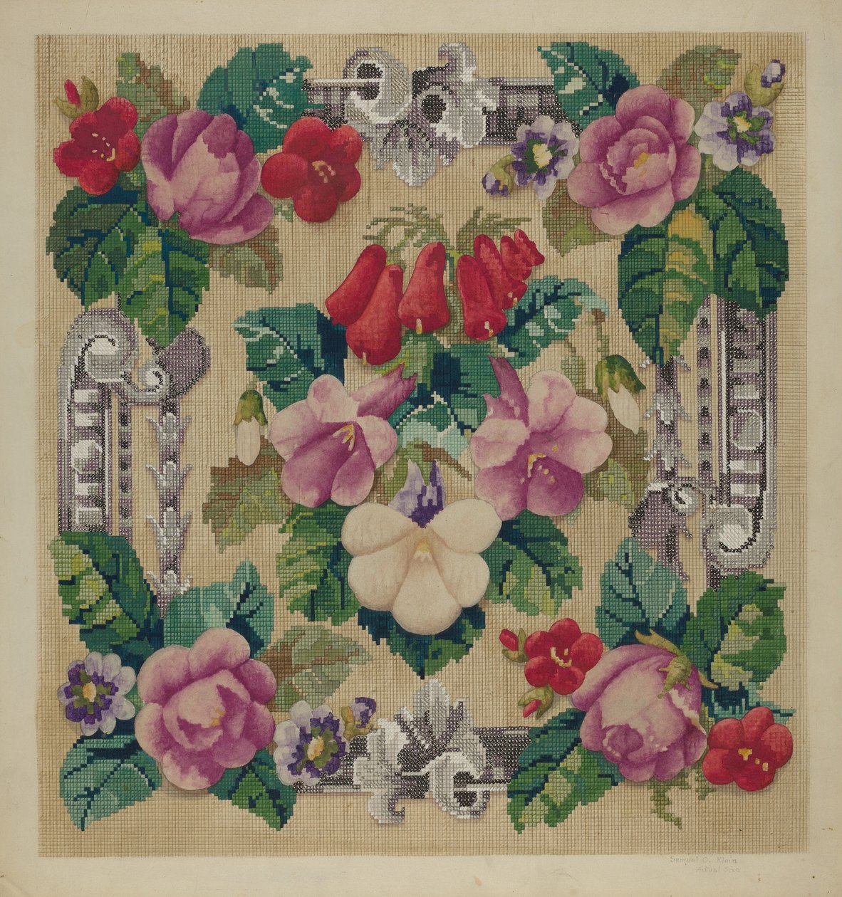 Stoelzitting, ca. 1937 door Samuel O. Klein