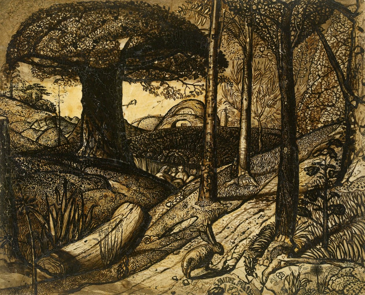 Vroege ochtend door Samuel Palmer