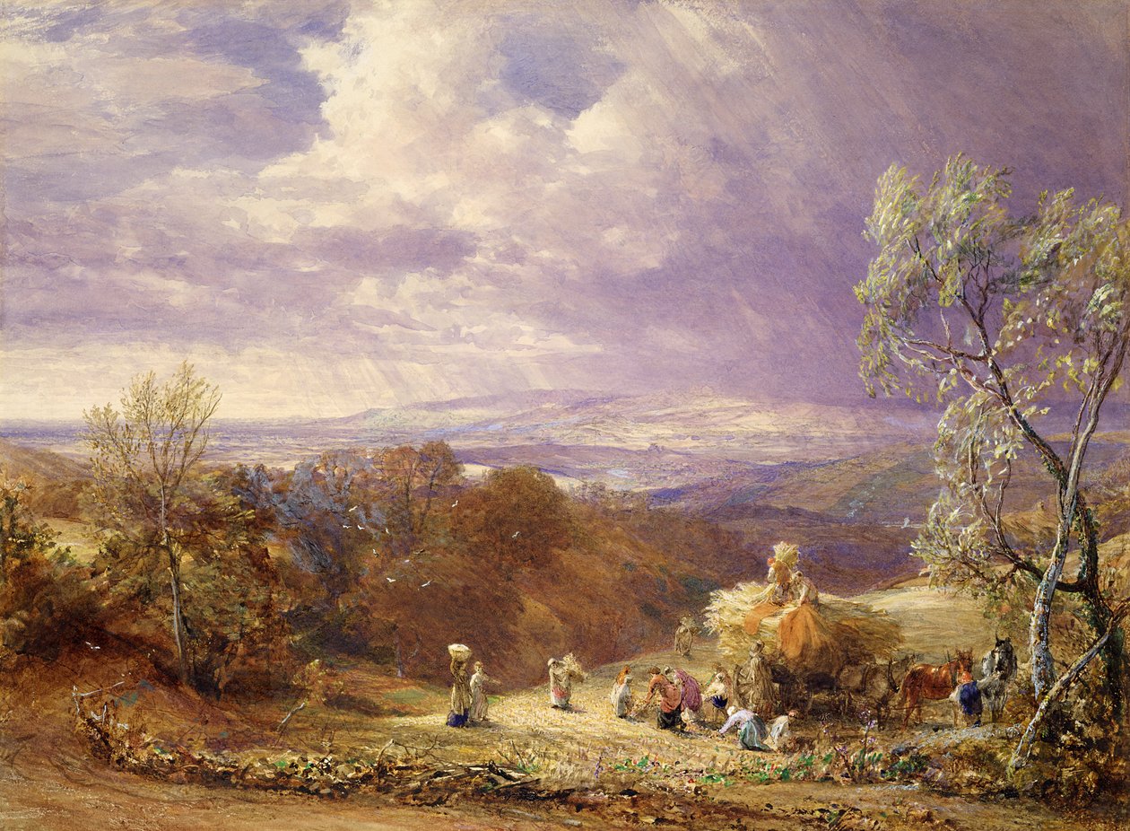 Oogsten door Samuel Palmer