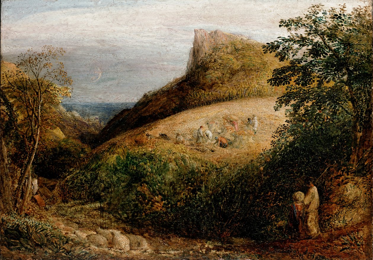 Pastorale Scene, ca. 1833-1835 door Samuel Palmer