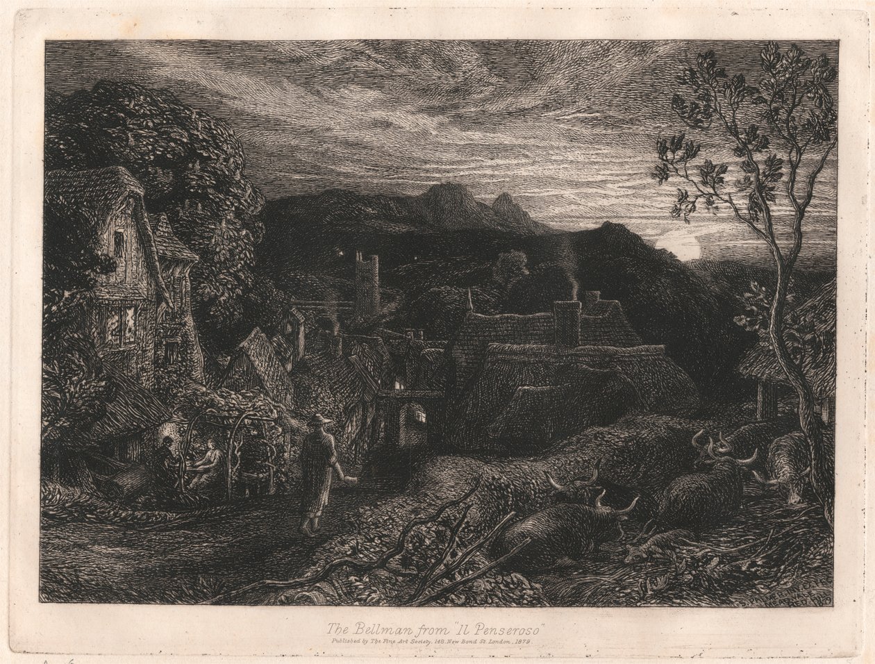De Klokkenluider door Samuel Palmer