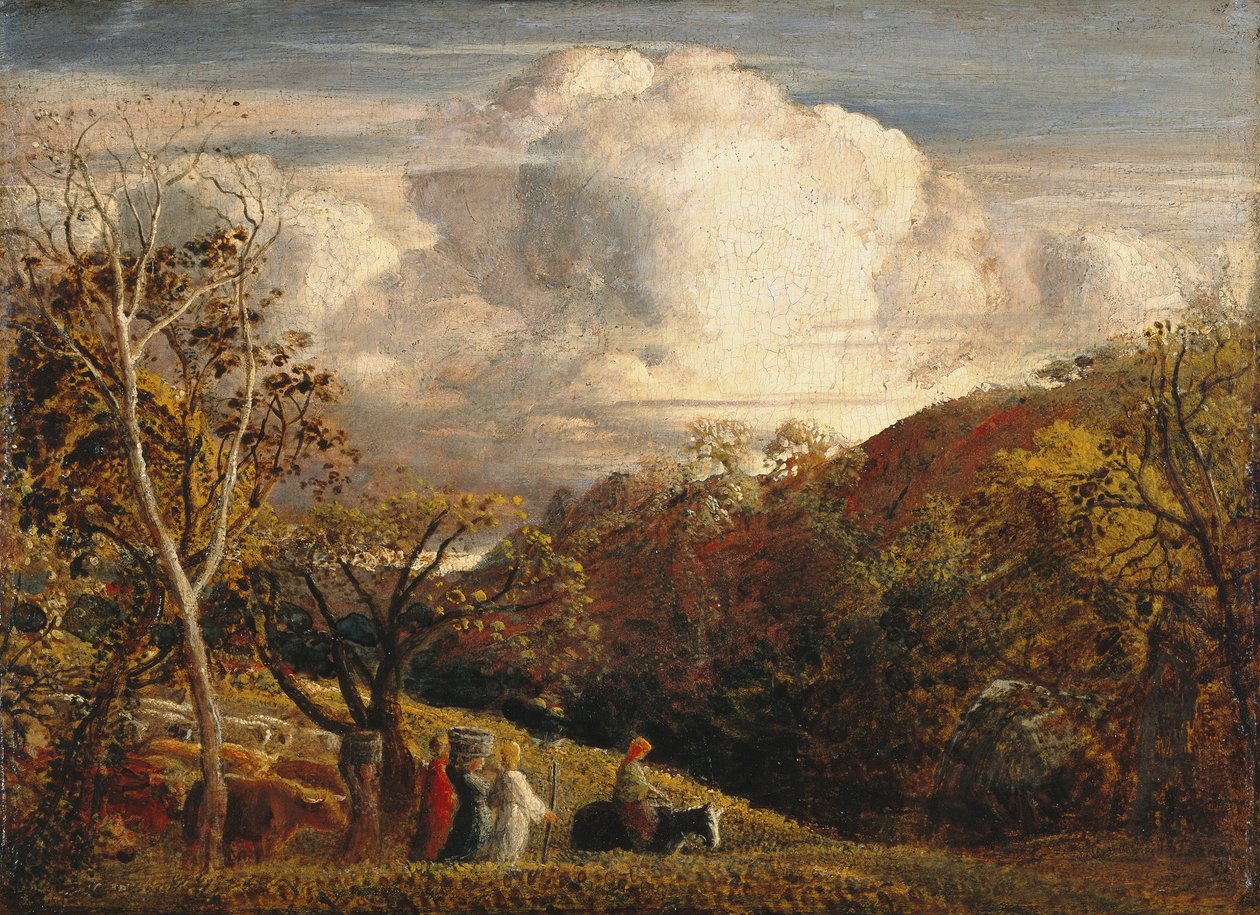 De Heldere Wolk door Samuel Palmer