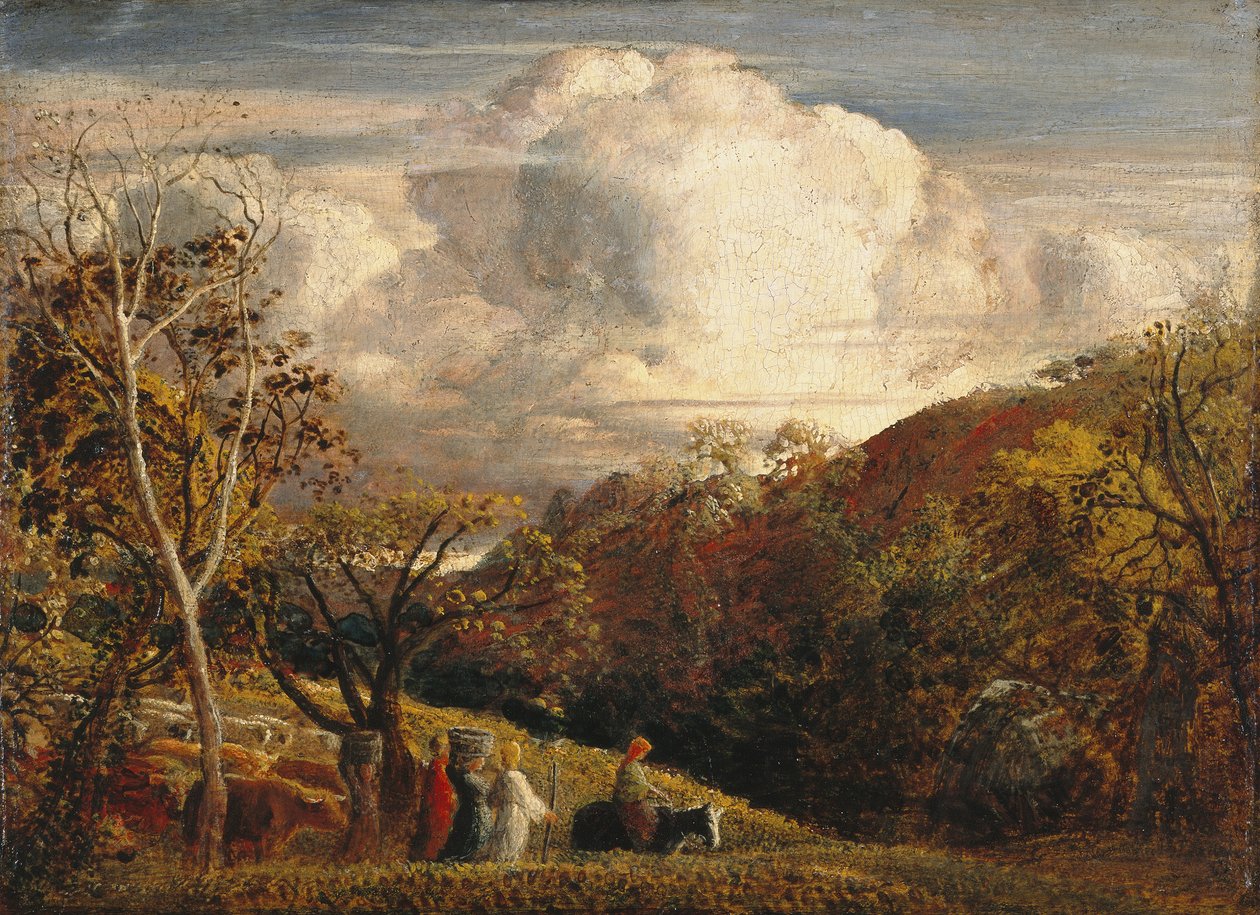 De Heldere Wolk door Samuel Palmer