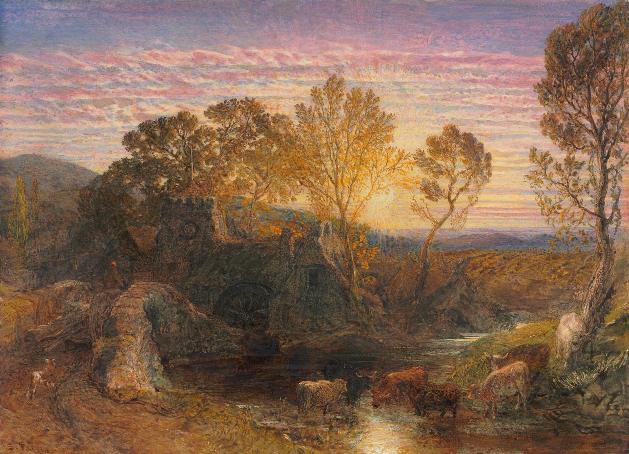 Het Gouden Uur door Samuel Palmer