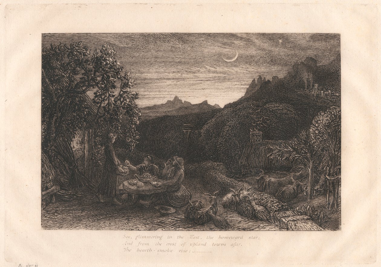 De Thuiskomende Ster door Samuel Palmer