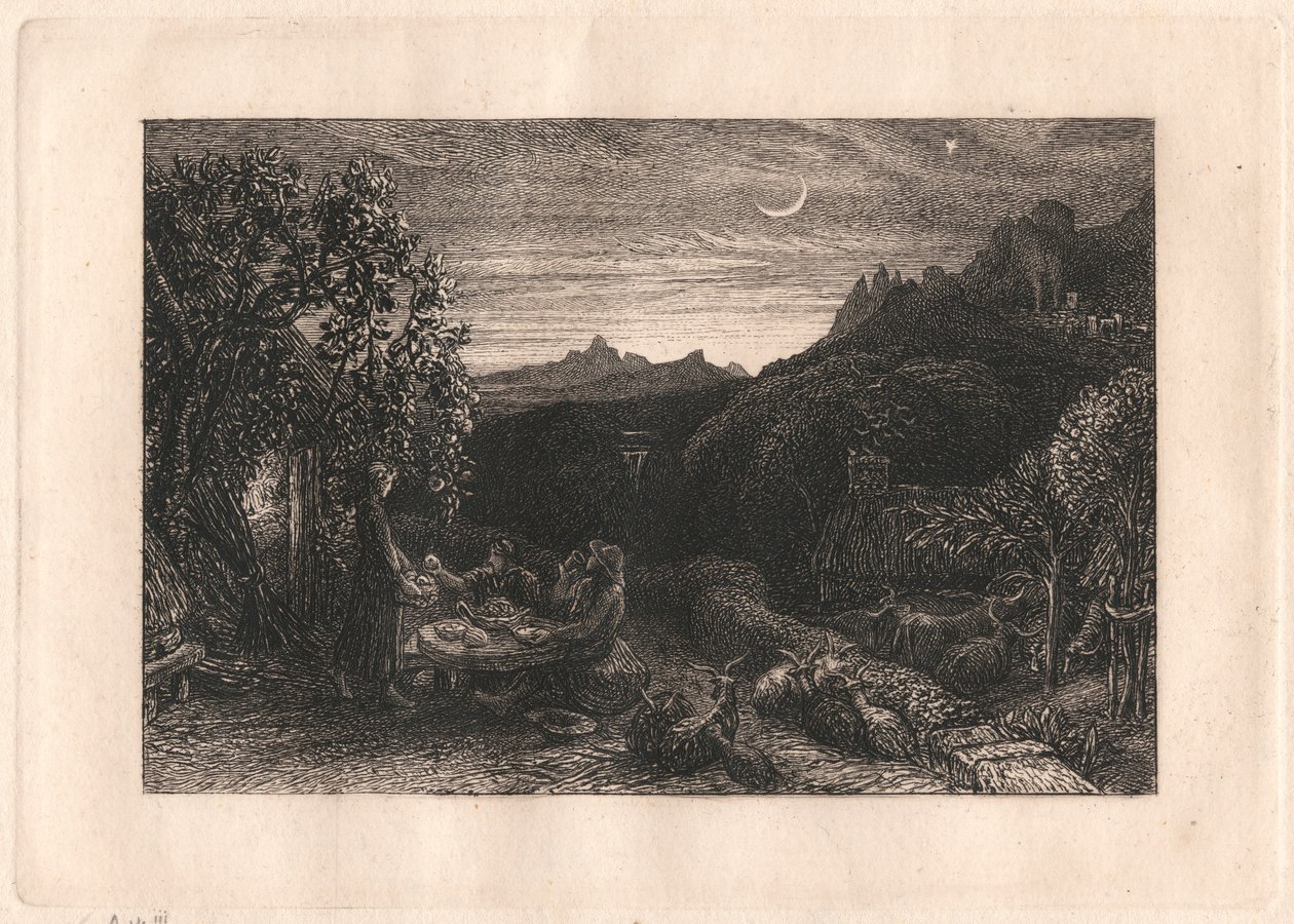 De Thuiswaartse Ster door Samuel Palmer