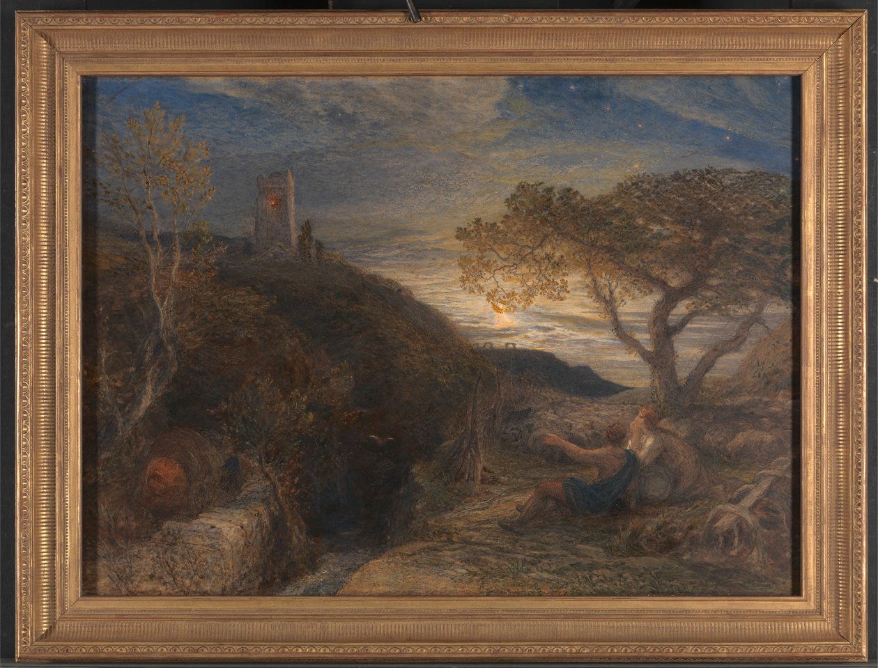 De Eenzame Toren door Samuel Palmer