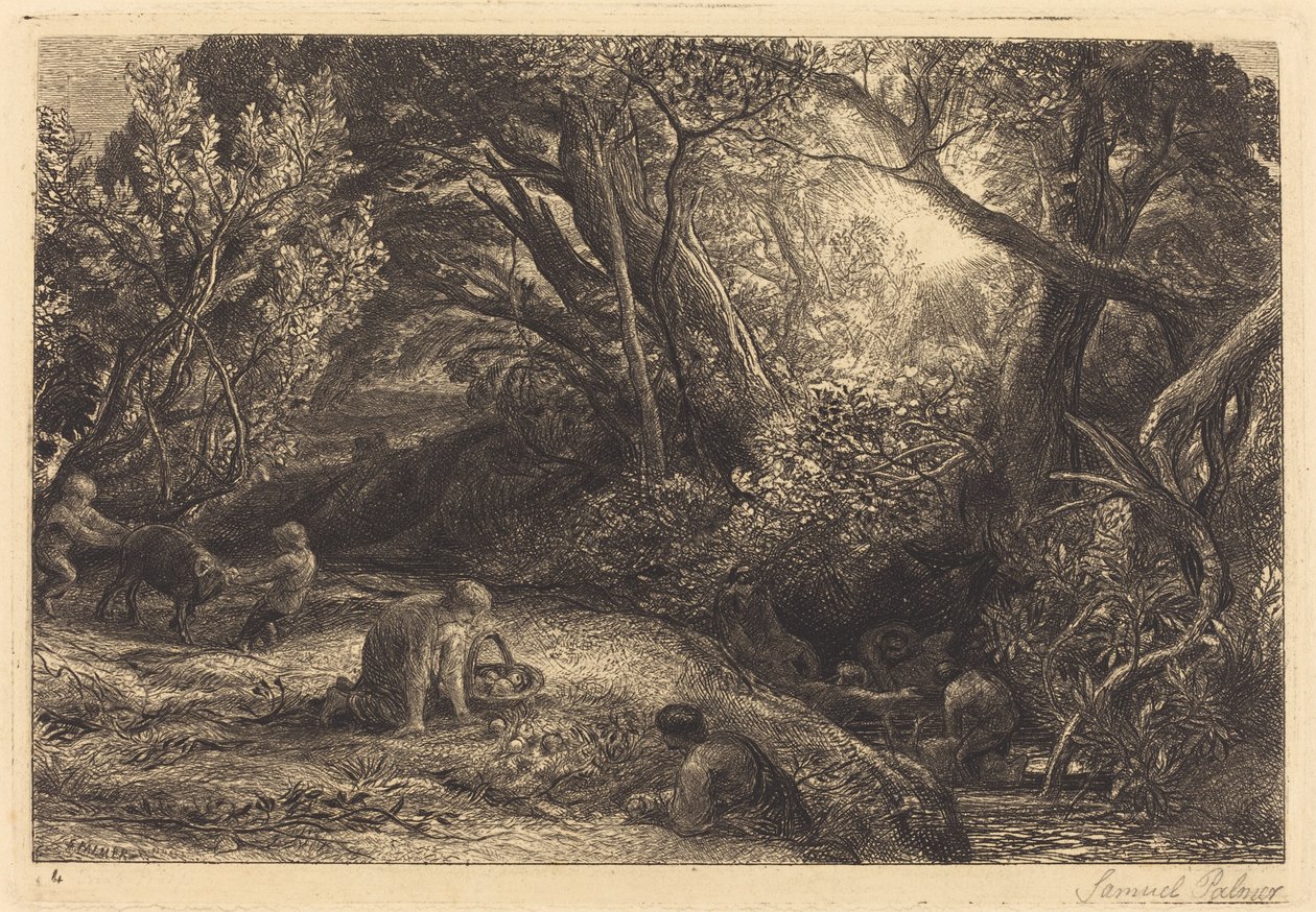 De Ochtend van het Leven door Samuel Palmer