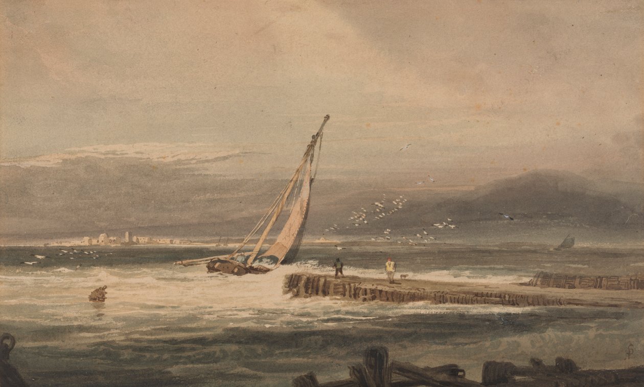 Een Strakke Bries door Samuel Prout