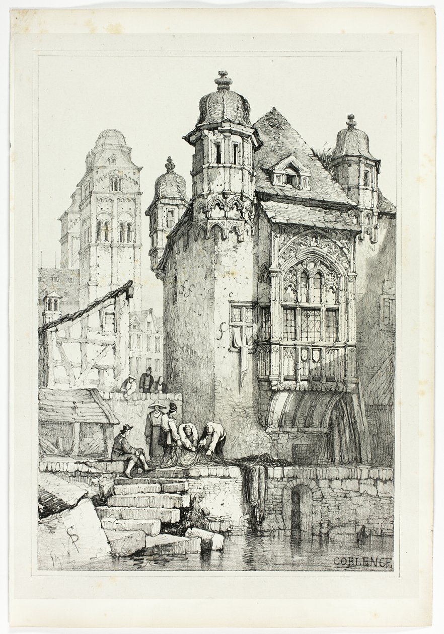 Koblenz door Samuel Prout